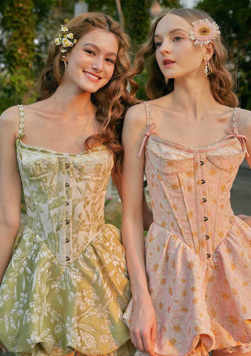 Twins Pear Blossom Corset Dress