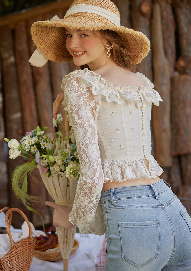 French Beauty Lace Top