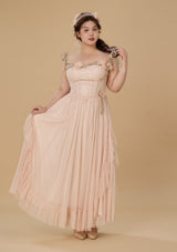 Curve & Plus Flower Kissing Wonderland Corset Dress