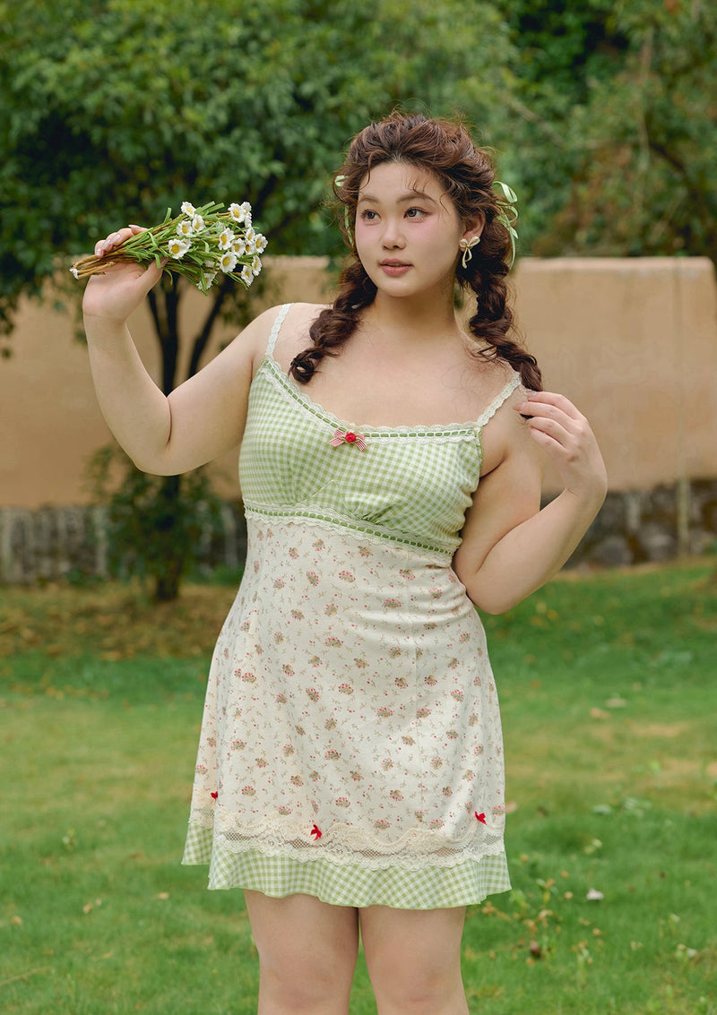 Curve & Plus Matcha Red Bean Dress