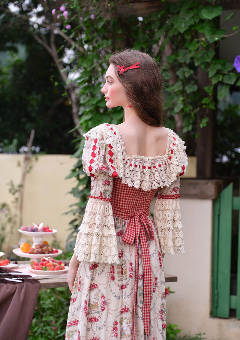 “Little Red Riding Hood” Cottage Dress