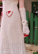 Rosehip Picnic Knit Dress