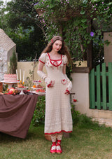 Rosehip Picnic Knit Dress