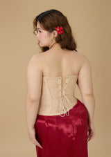 Curve & Plus Strawberry Pinot Noir Corset Dress