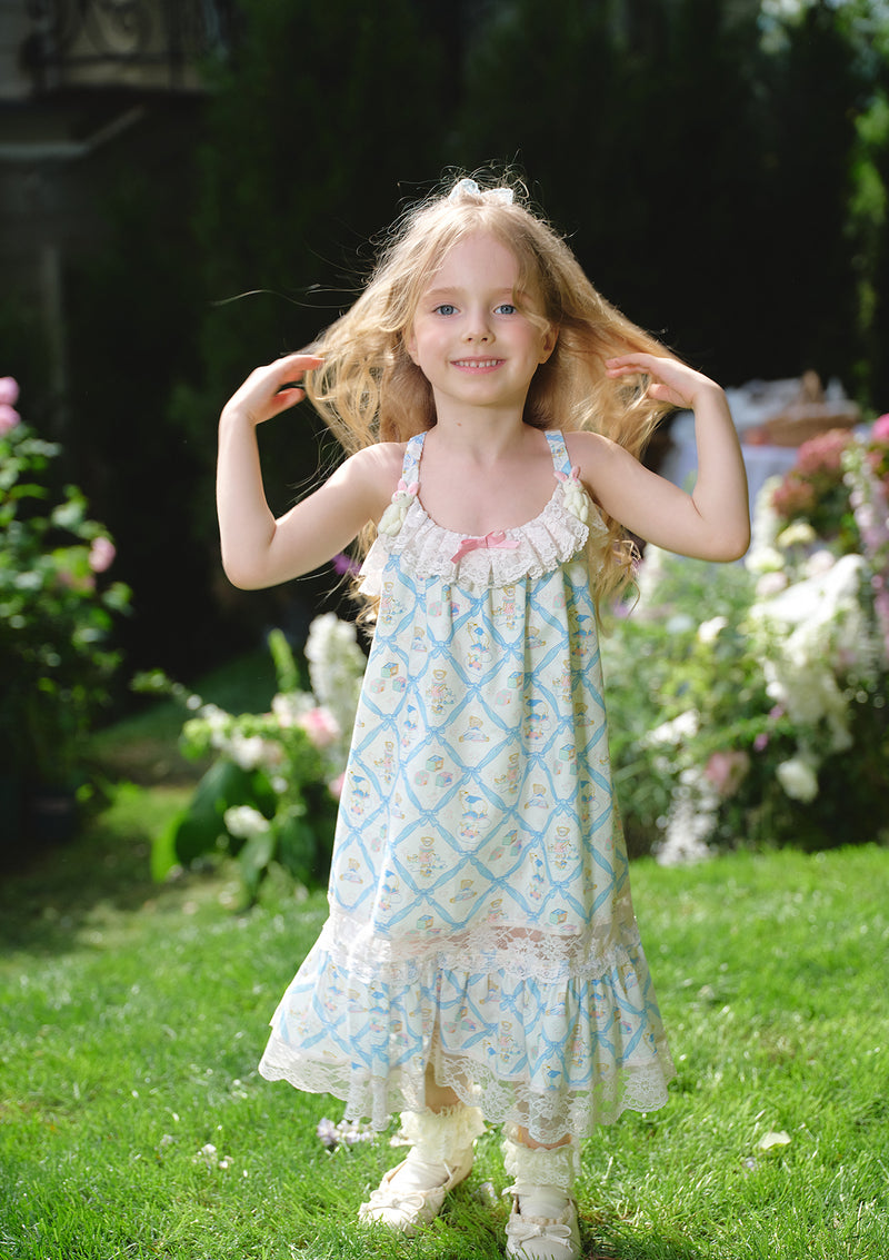 Toddler Girl Bear Butterfly Dance Dress