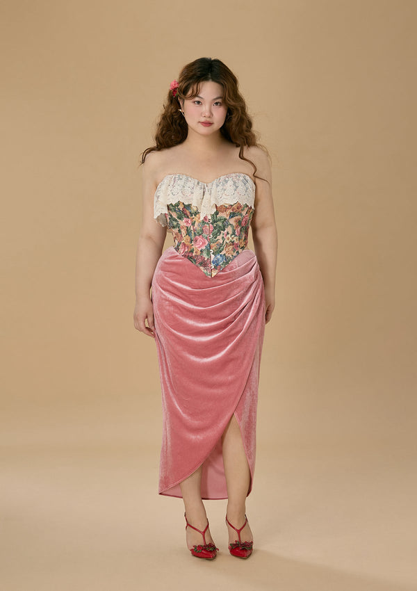 Curve & Plus Flower & Banquet Corset