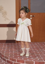 Toddler Girl Green Apple Paradise Dress