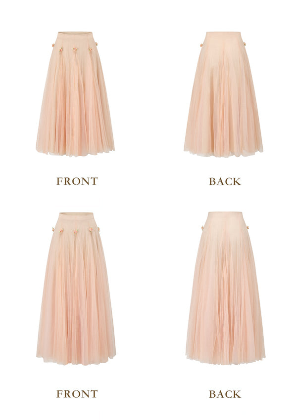 Peach Fairy Gauze Skirt