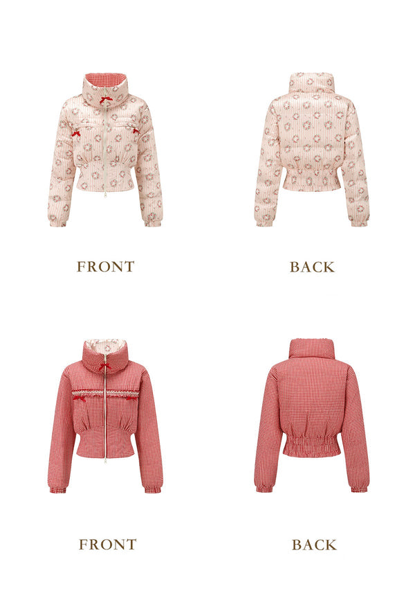 Strawberry Donazi Reversible 2-in-1 Down Jacket