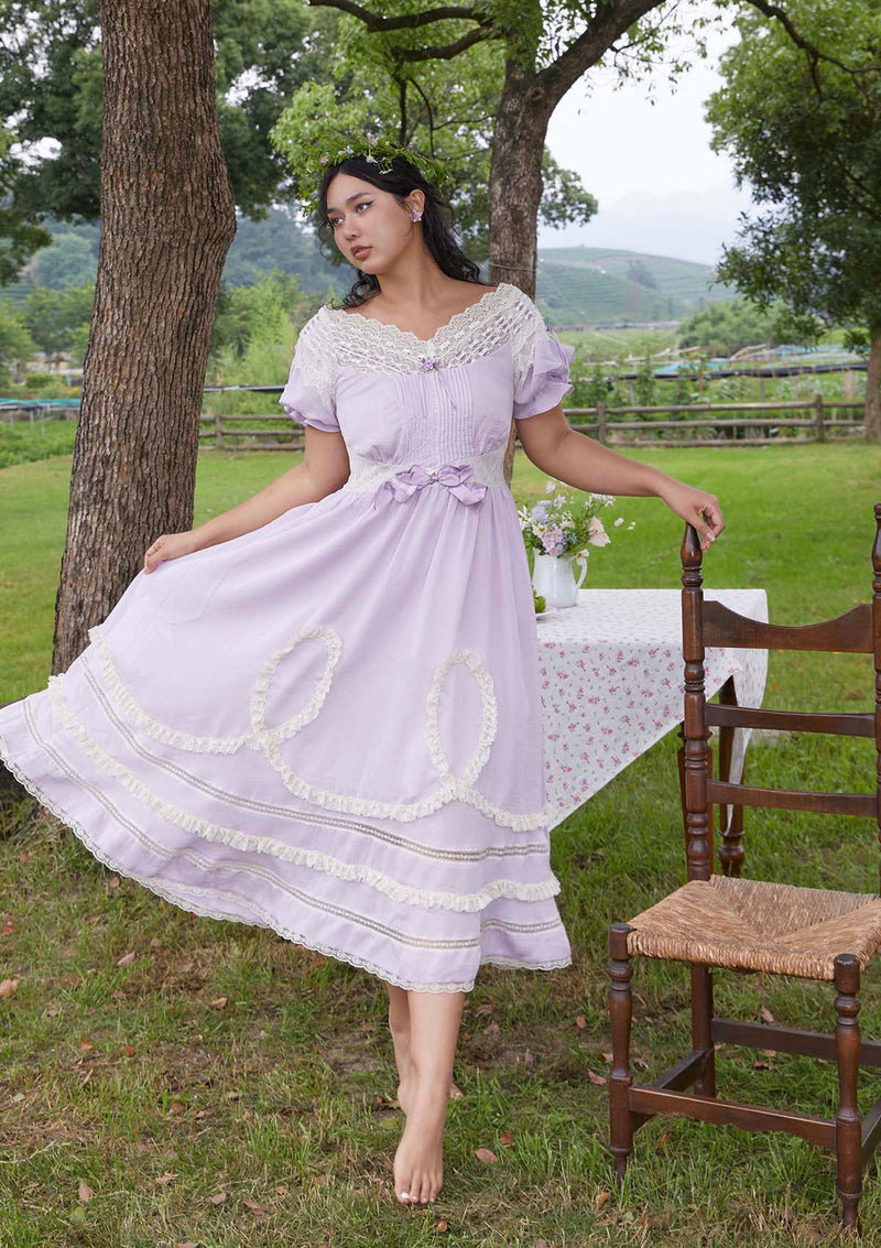 Curve & Plus Purple Kite Dress